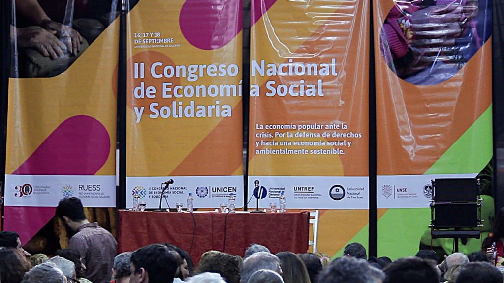 Referentes políticos, académicos y del sector participan del II Congreso Nacional de Economía Social y Solidaria en Quilmes