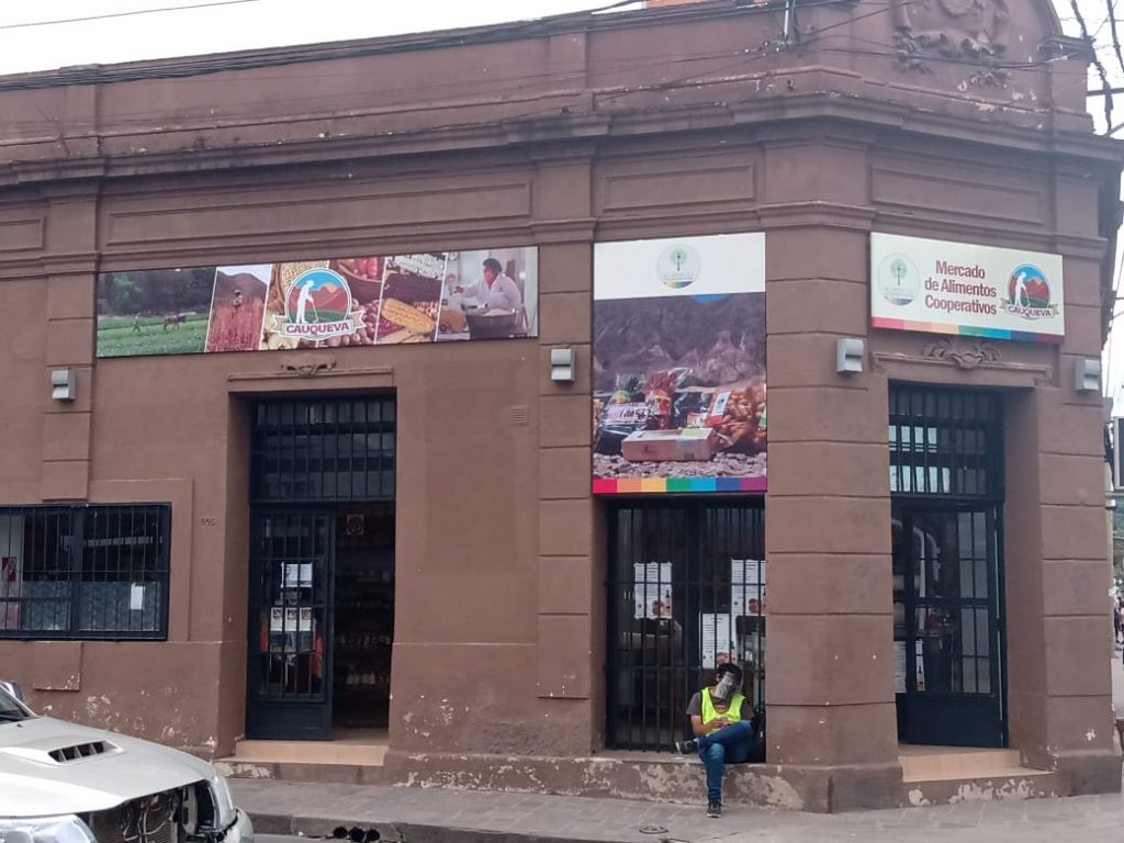 Abren un local para la venta de alimentos cooperativos con apoyo de la Unión Europea en Jujuy