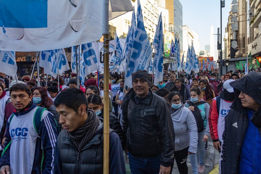 Marcha de la UTEP: "Hay que garantizar la comida a nuestro pueblo"