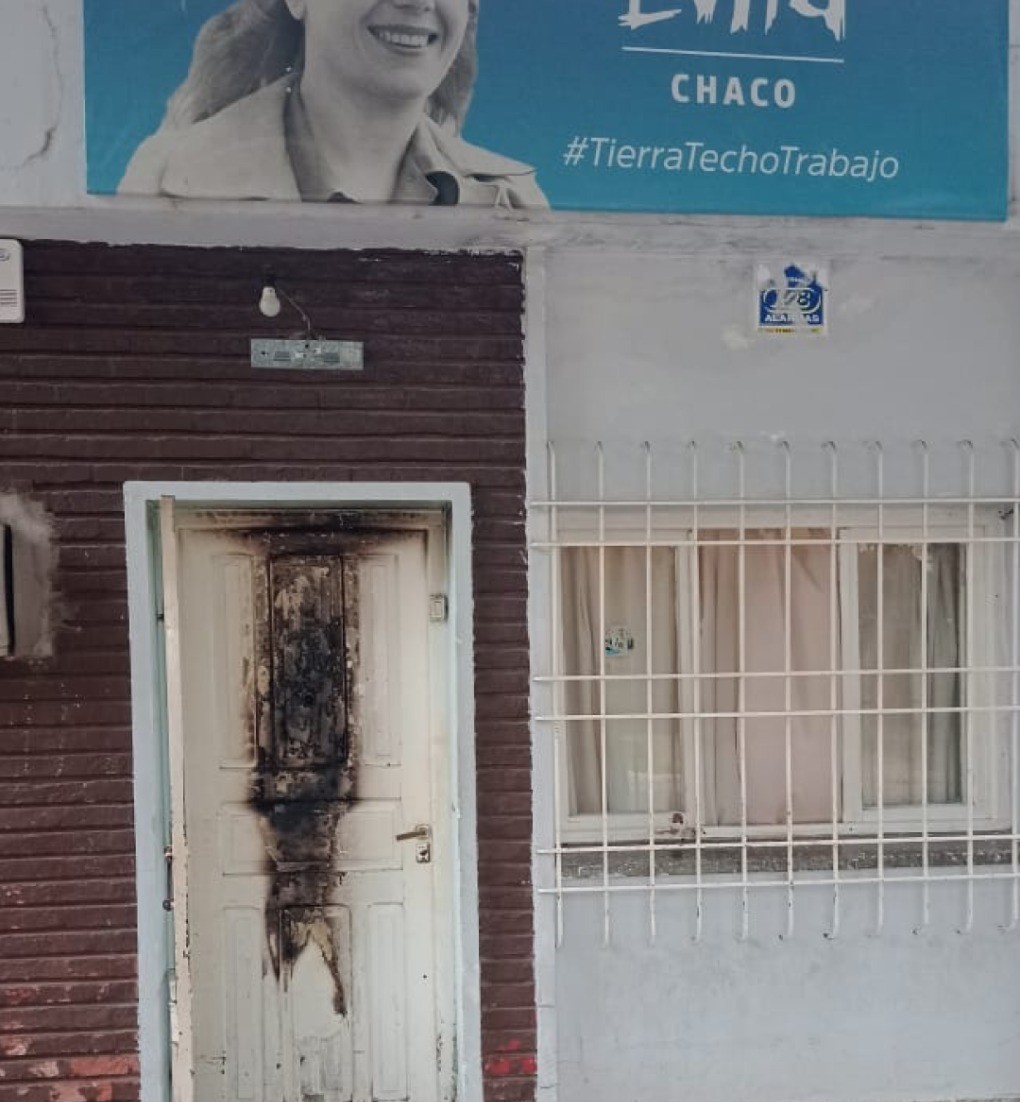 Dos locales del Movimiento Evita en Chaco sufrieron graves ataques
