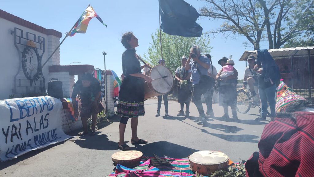 Manifestaciones en todo el país por la liberacion de las encarceladas mapuche
