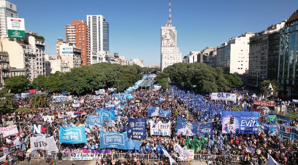 Organizaciones sociales, políticas y sindicales se pronunciaron en contra del FMI en el Día del Trabajador
