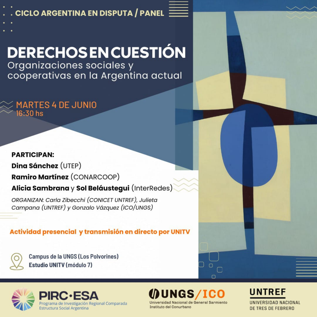 Derechos en cuestión: Organizaciones sociales y cooperativas en la Argentina actual