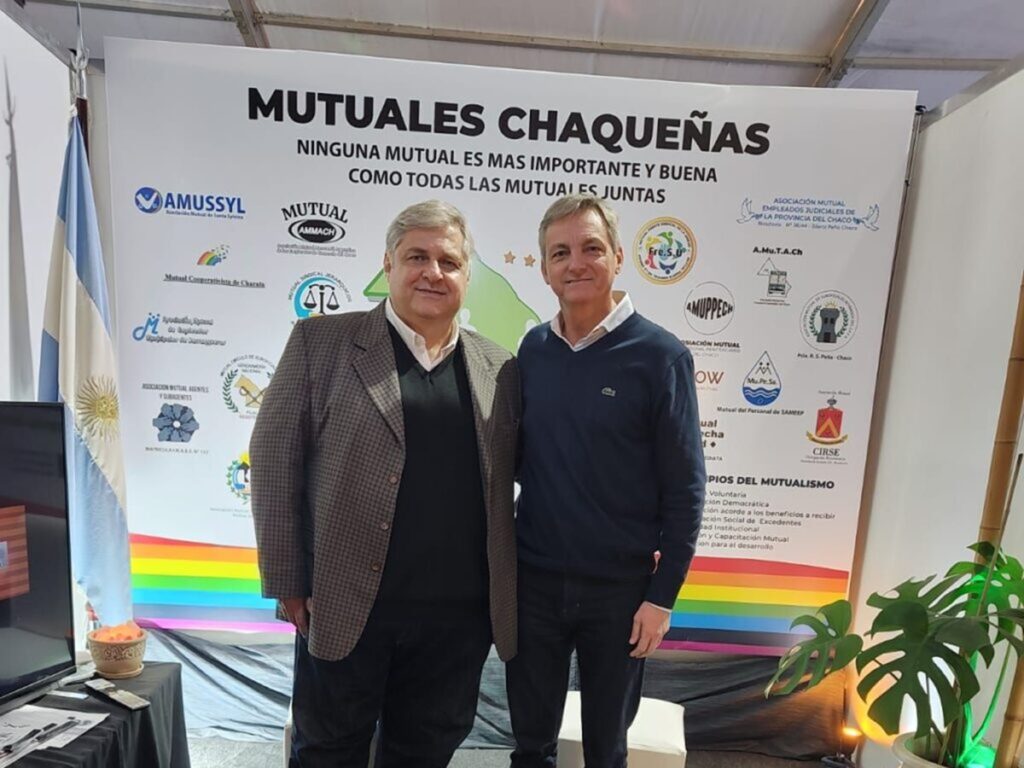 Alejandro Russo y Carlos Gómez, dirigentes de CAM en Chaco.