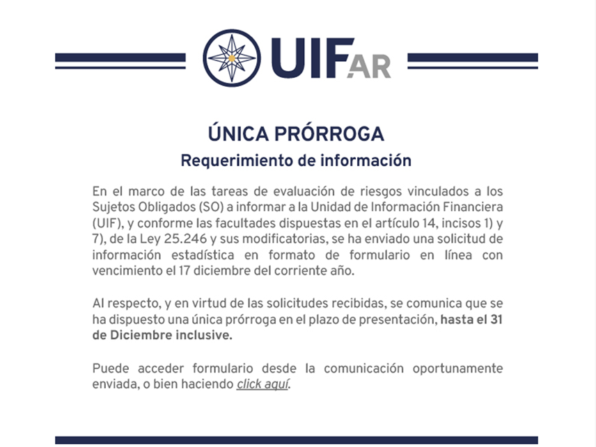 UIF cooperativas y mutuales