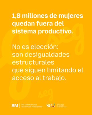 1,8 millones de mujeres quedan fuera del sistema productivo en Argentina — no es elección, son desigualdades estructurales
