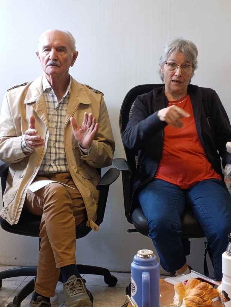 Remo Vénica e Irmina Kleiner. Fundadores del proyecto Naturaleza Viva y referentes de las Ligas Agrarias. 