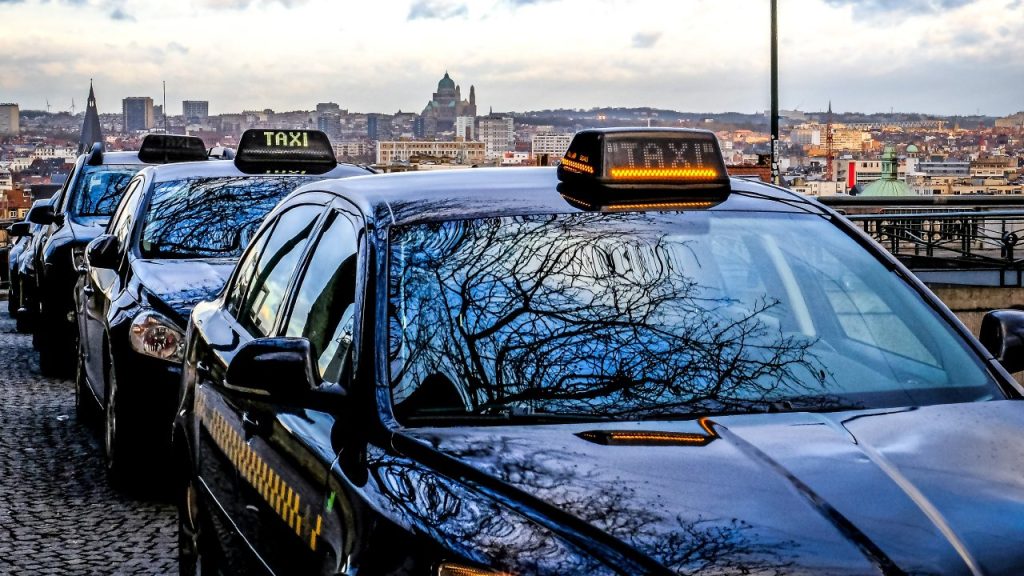 URIDE Taxis en Bruselas, Bélgica.