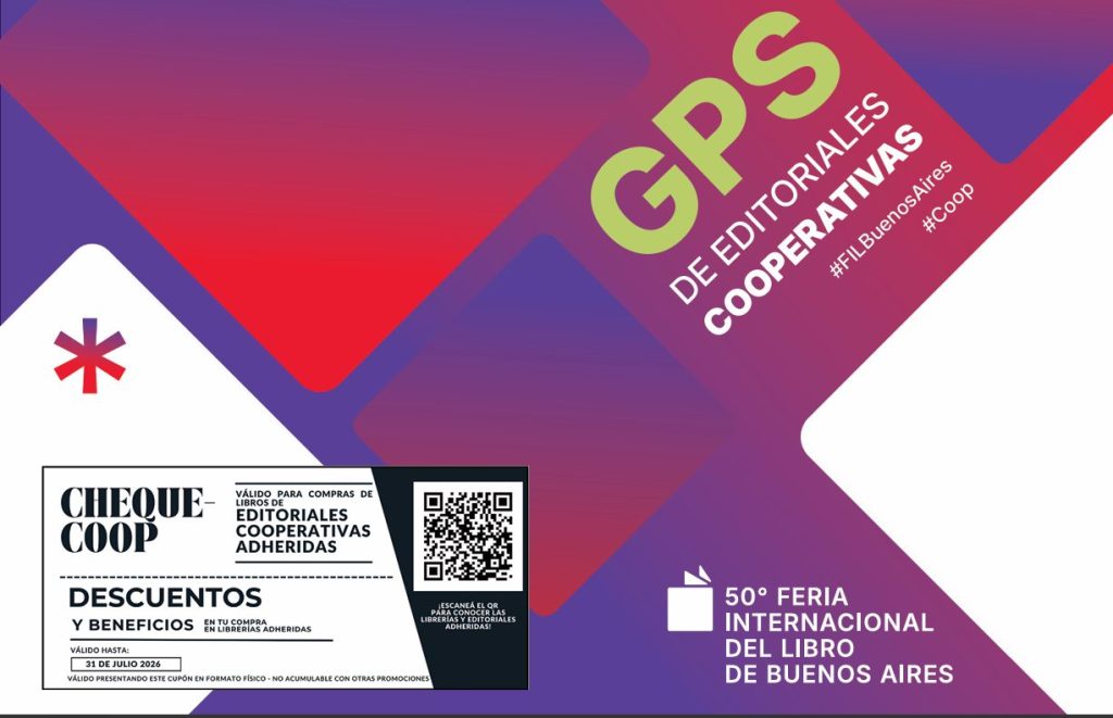 Feria del Libro 2026: editoriales cooperativas lanzan el “Cheque Coop” con descuentos y promociones