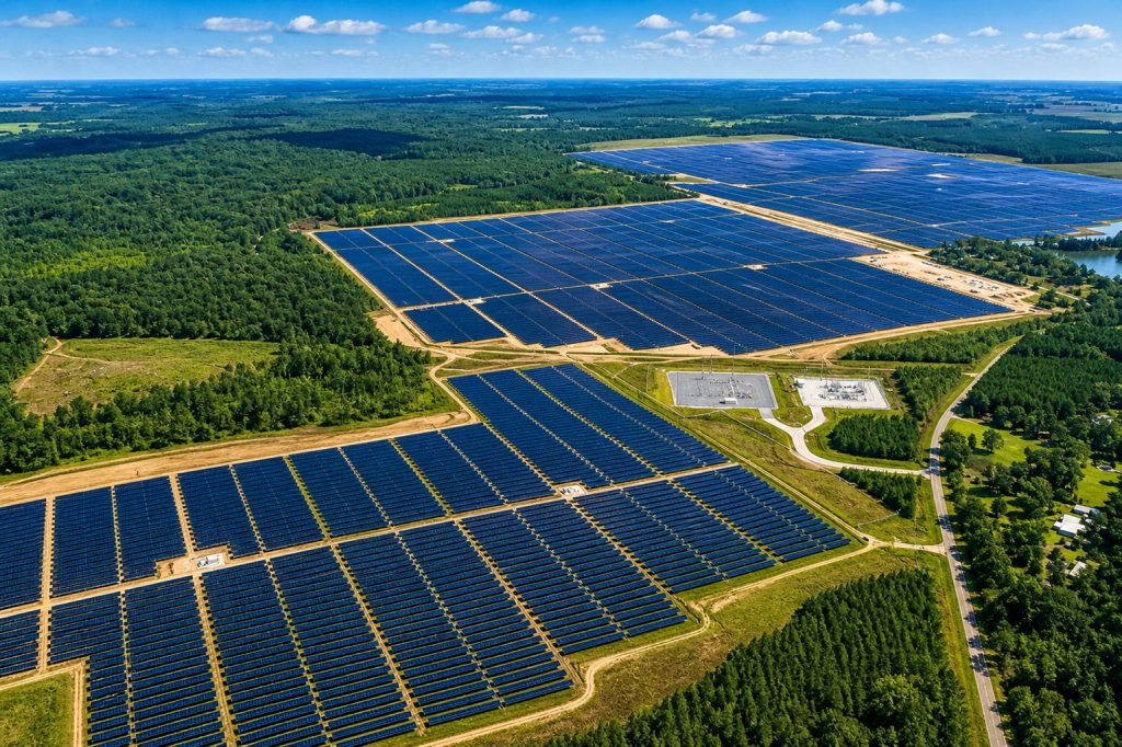 parque solar de cooperativas eléctricas en Estados Unidos