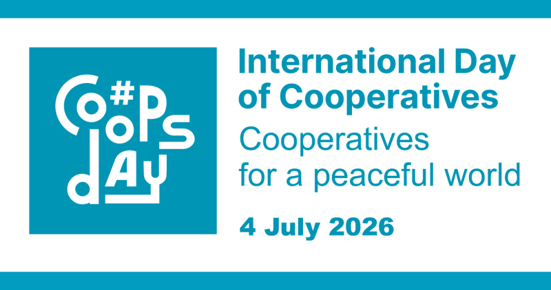 Cooperativas por un mundo en paz: el lema del CoopsDay 2026 que busca unir comunidades - Día Internacional de las Cooperativas