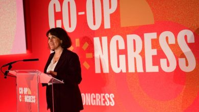 Rachel Blake en el Co-op Congress