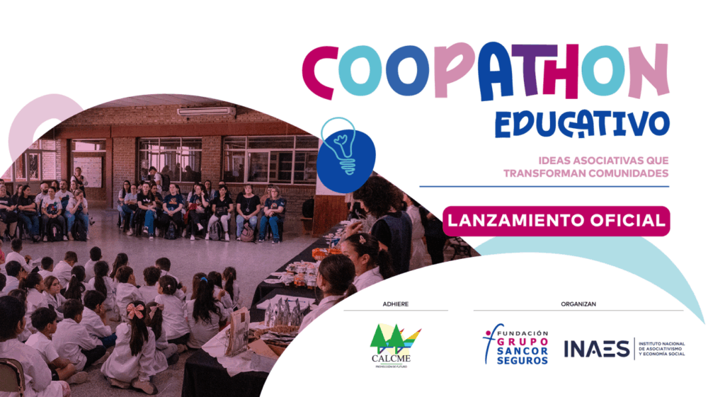 Fundación Grupo Sancor Seguros, INAES y CALCME lanzaron el Coopathon Educativo