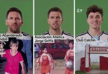 Jugadores de la Selección Argentina y clubes de barrio.