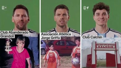Jugadores de la Selección Argentina y clubes de barrio.