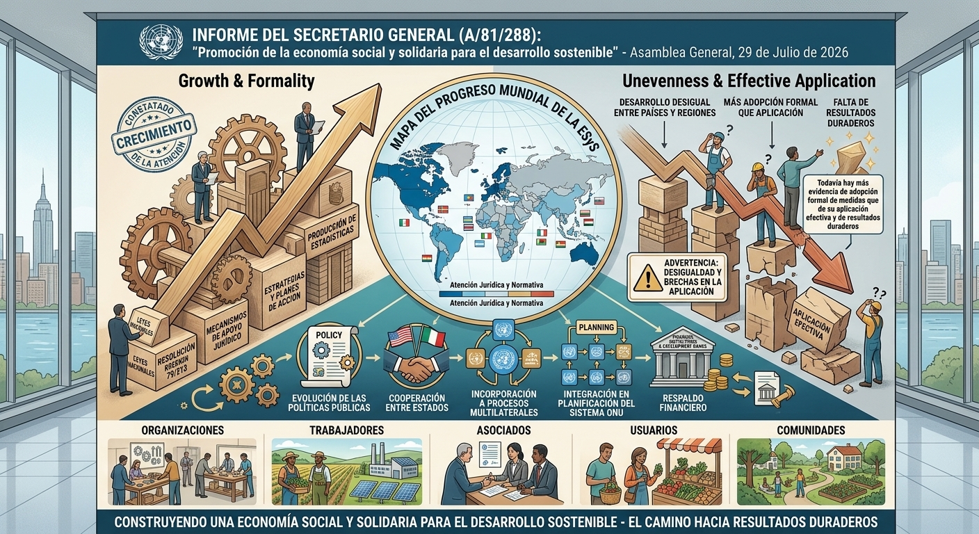 La ONU reconoce el avance de la ESyS, pero reclama más financiamiento y políticas efectivas - Agencia Ansol